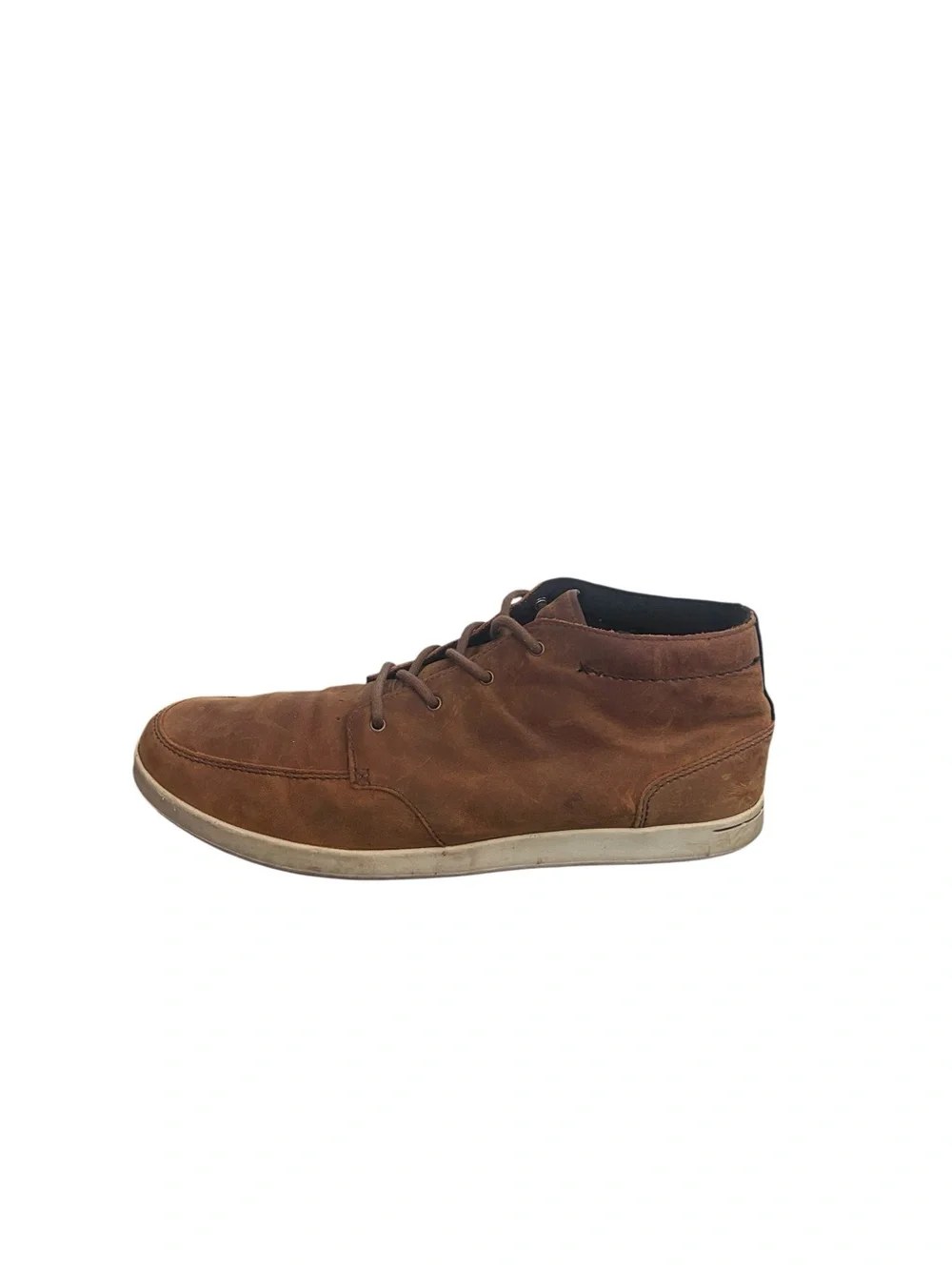 Reef Spiniker Mid NB Leather Chukka Boots Brown Mens Size 12